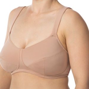 Amoena Women's Silvia Wire Free Pocketed Bra, Nude